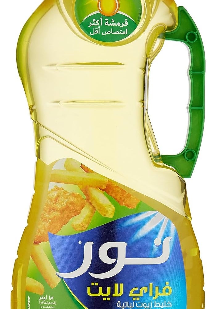 نور زيت نباتي مخلوط من نور فرايلايت، عبوتان سعة 1.5 لتر - Image 4